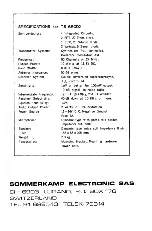 Предварительный просмотр 2 страницы Sommerkamp TS-680DX Instruction Manual