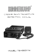 Предварительный просмотр 1 страницы Sommerkamp TS-680EDX Instruction Manual