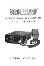 Sommerkamp TS-712P Instruction Manual предпросмотр