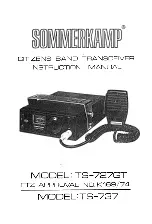 Предварительный просмотр 1 страницы Sommerkamp TS-727GT Instruction Manual