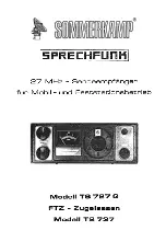 Предварительный просмотр 17 страницы Sommerkamp TS-727GT Instruction Manual