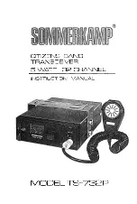 Sommerkamp TS-732P Instruction Manual предпросмотр