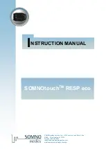 SOMNOmedics SOMNOtouch RESP eco Instruction Manual preview