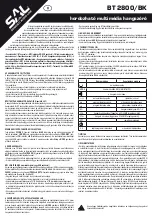 Preview for 4 page of Somogyi Elektronic BT 2800/BK Instruction Manual