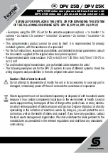 Preview for 2 page of Somogyi Elektronic DPV 25B Instruction Manual