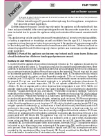 Preview for 3 page of Somogyi Elektronic FHP 1200 Instruction Manual