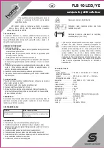 Preview for 5 page of Somogyi Elektronic FLB10LED/YE Instruction Manual