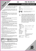 Preview for 6 page of Somogyi Elektronic FLB10LED/YE Instruction Manual