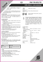 Preview for 8 page of Somogyi Elektronic FLB10LED/YE Instruction Manual