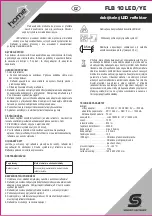 Preview for 9 page of Somogyi Elektronic FLB10LED/YE Instruction Manual