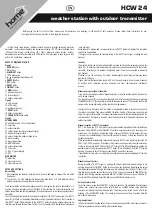 Preview for 3 page of Somogyi Elektronic HCW 24 Instruction Manual