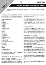 Preview for 9 page of Somogyi Elektronic HCW 24 Instruction Manual