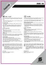 Preview for 3 page of Somogyi Elektronic home AWC 30 Instruction Manual