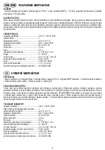 Preview for 26 page of Somogyi Elektronic home CF 1050 L Instruction Manual