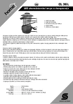 Preview for 7 page of Somogyi Elektronic home CL 36L Instruction Manual