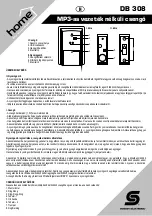 Preview for 2 page of Somogyi Elektronic Home DB 308 Instruction Manual