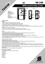 Preview for 23 page of Somogyi Elektronic Home DB 308 Instruction Manual