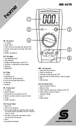 Предварительный просмотр 2 страницы Somogyi Elektronic home DM 4070 Instruction Manual