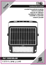 Preview for 1 page of Somogyi Elektronic Home FLP 1000 SOLAR Instruction Manual