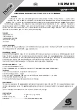 Preview for 2 page of Somogyi Elektronic home HG PM 09 Instruction Manual