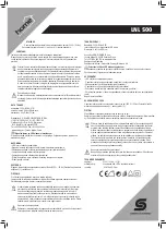 Preview for 2 page of Somogyi Elektronic home LNL 500 Quick Start Manual