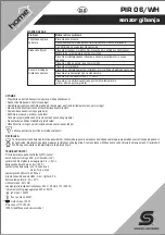 Preview for 15 page of Somogyi Elektronic home PIR 06/WH Instruction Manual