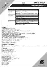 Preview for 21 page of Somogyi Elektronic home PIR 06/WH Instruction Manual