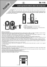 Предварительный просмотр 4 страницы Somogyi Elektronic HOME TH 111 Instruction Manual