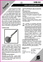 Preview for 4 page of Somogyi Elektronic home VKS 02 Instruction Manual