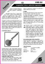 Preview for 8 page of Somogyi Elektronic home VKS 02 Instruction Manual