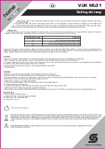 Preview for 3 page of Somogyi Elektronic Home VUK ML01 Instruction Manual