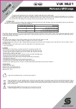 Preview for 7 page of Somogyi Elektronic Home VUK ML01 Instruction Manual