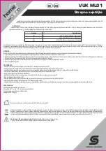 Preview for 10 page of Somogyi Elektronic Home VUK ML01 Instruction Manual