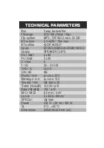 Предварительный просмотр 2 страницы Somogyi Elektronic SAL 20BT Instruction Manual