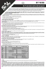 Предварительный просмотр 4 страницы Somogyi Elektronic SAL BT 1650 Instruction Manual