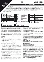 Preview for 19 page of Somogyi Elektronic SAL VB 6100 Instruction Manual