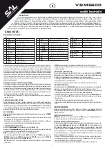 Preview for 3 page of Somogyi Elektronic SAL VB M6600 Instruction Manual