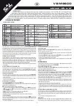 Preview for 10 page of Somogyi Elektronic SAL VB M6600 Instruction Manual