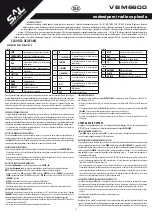 Preview for 19 page of Somogyi Elektronic SAL VB M6600 Instruction Manual