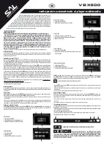 Preview for 16 page of Somogyi Elektronic SAL VB X800 Instruction Manual