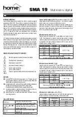 Preview for 13 page of Somogyi Elektronic SMA 19 Instruction Manual