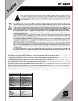 Preview for 11 page of Somogyi BT 2400 Instruction Manual