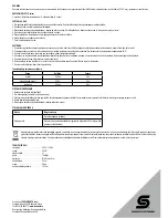 Preview for 12 page of Somogyi HG BM 12 Instruction Manual