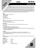 Preview for 6 page of Somogyi HG M 08 Instruction Manual