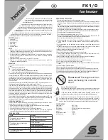 Preview for 3 page of Somogyi Home FK 1/0 Instruction Manual