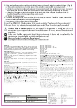 Preview for 4 page of Somogyi Home FK360/BK Instruction Manual