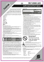 Preview for 3 page of Somogyi Home FKF 2000 LED Instruction Manual