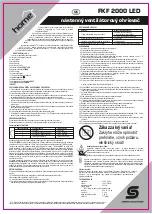 Preview for 5 page of Somogyi Home FKF 2000 LED Instruction Manual