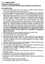 Preview for 8 page of Somogyi home FKIR 452 Instruction Manual