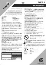 Предварительный просмотр 3 страницы Somogyi Home FKK 01 Instruction Manual